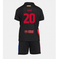 Barcelona Dani Olmo #20 Bortedraktsett Barn 2024-25 Kortermet (+ Korte bukser)